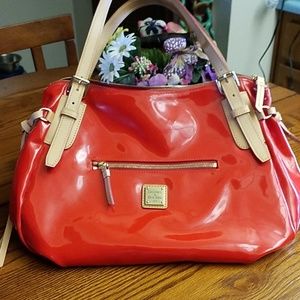 Dooney & Bourke Red Patent satchel bag
